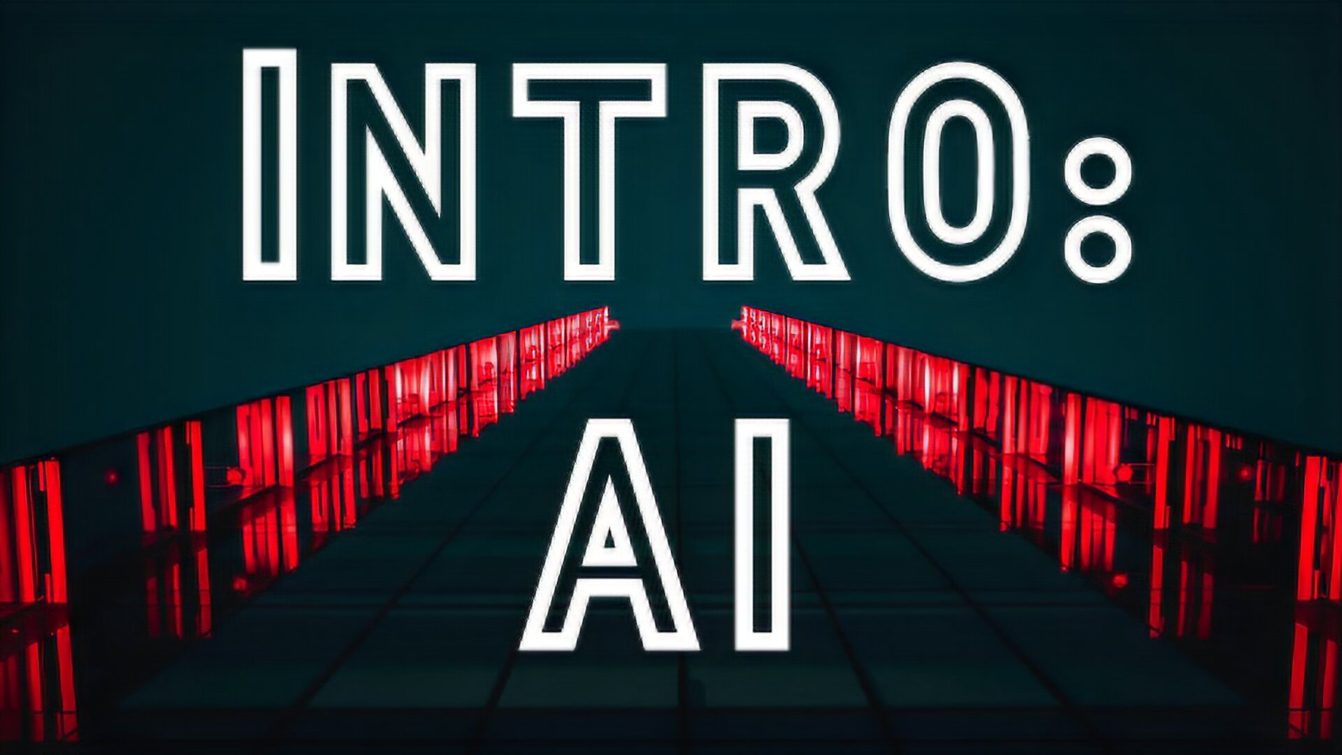 Neon lights with title